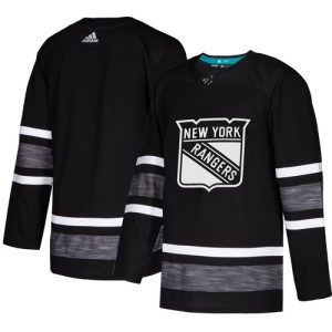 New York Rangers Trikot Blank Schwarz 2019 All-Star Game Parley NHL